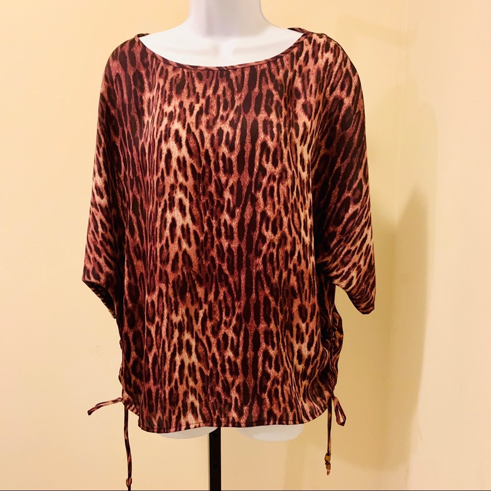Micheal Kors Leopard Blouse🐆 - Picture 1 of 5